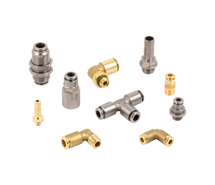 Series F-E / F-NSF push-in fittings for use in the food industry